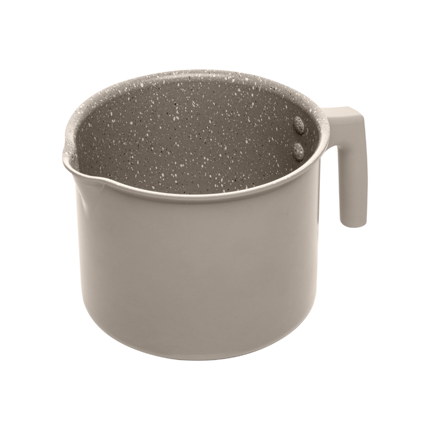 Leiteira de Indução em Alumínio com Revestimento Cerâmico Granito Chef Taupe 1,7L - Lyor