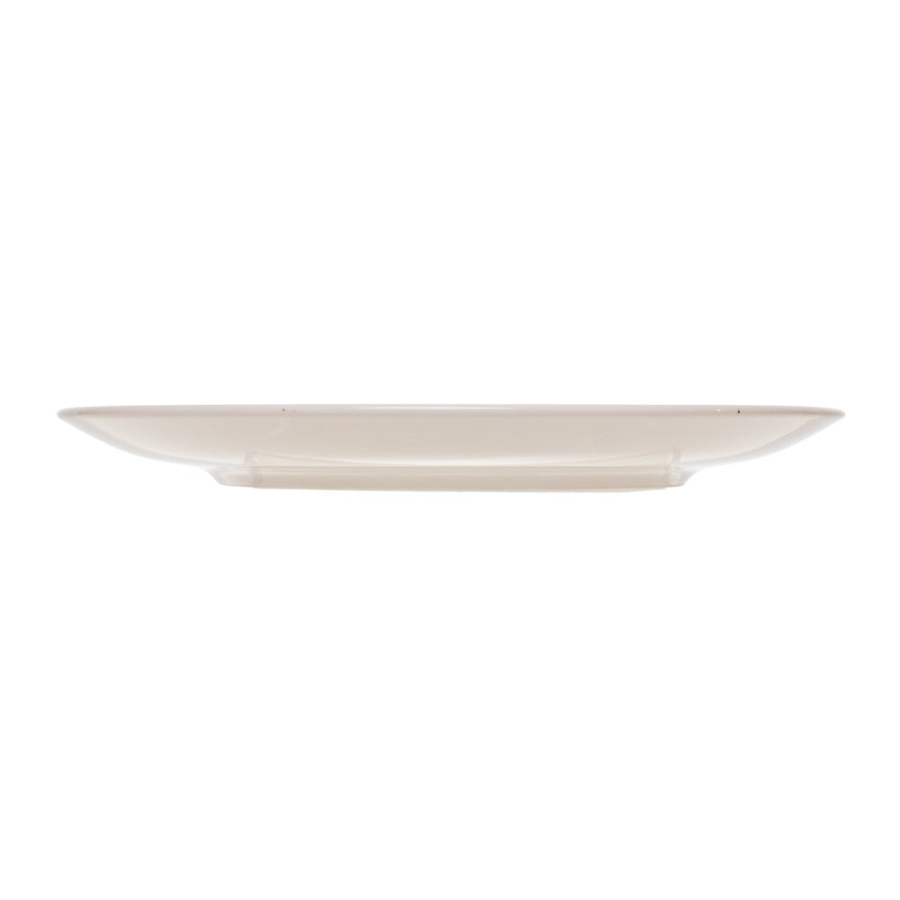Prato Raso Herbelle 26cm Branco Cerâmica - Wolff