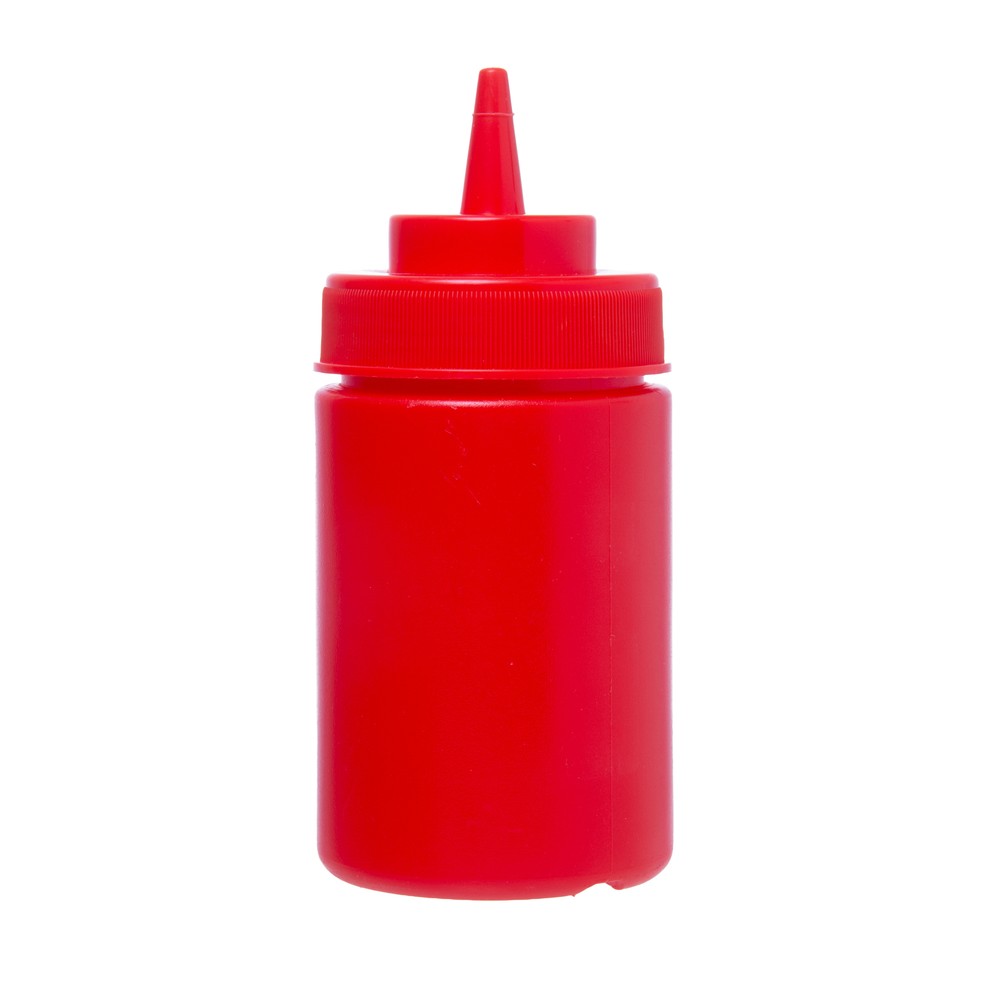 Bisnaga para Molhos 360ml Vermelha Plástico - Rojemac Profissional