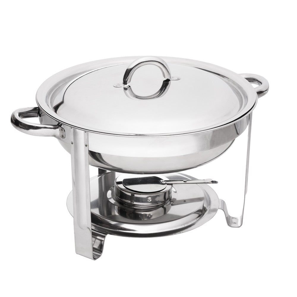 Rechaud Redondo com Tampa Removível 3,5L Aço Inox - Rojemac Profissional