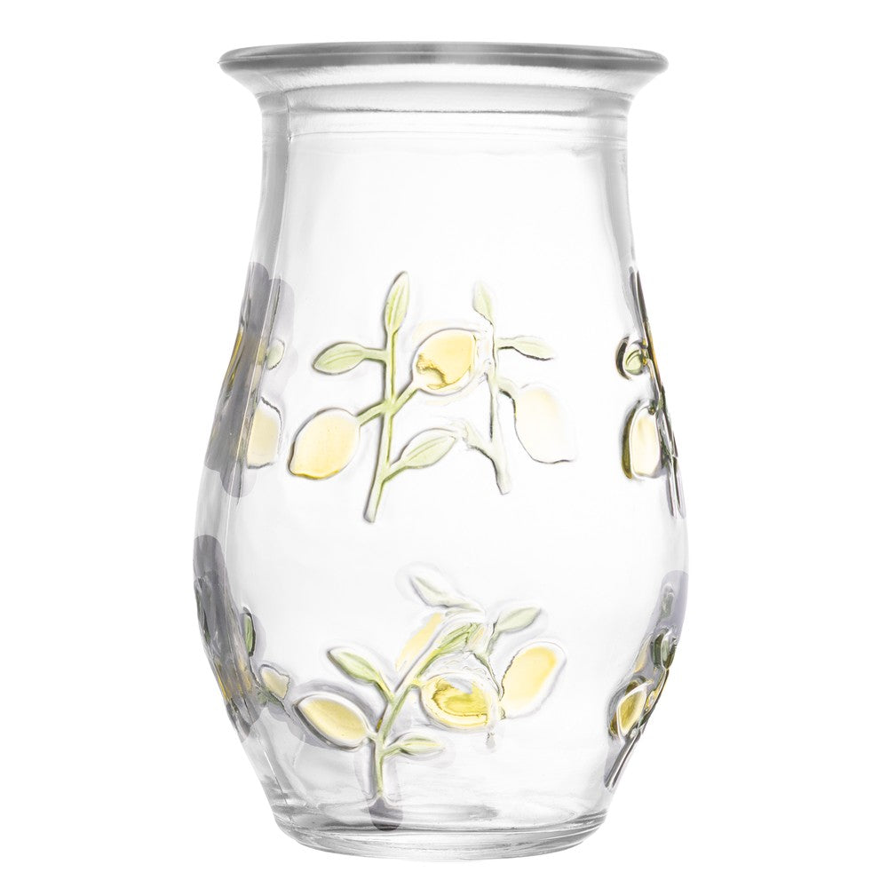 Vaso Siciliano Hand Painting 16cm Vidro - Lyor