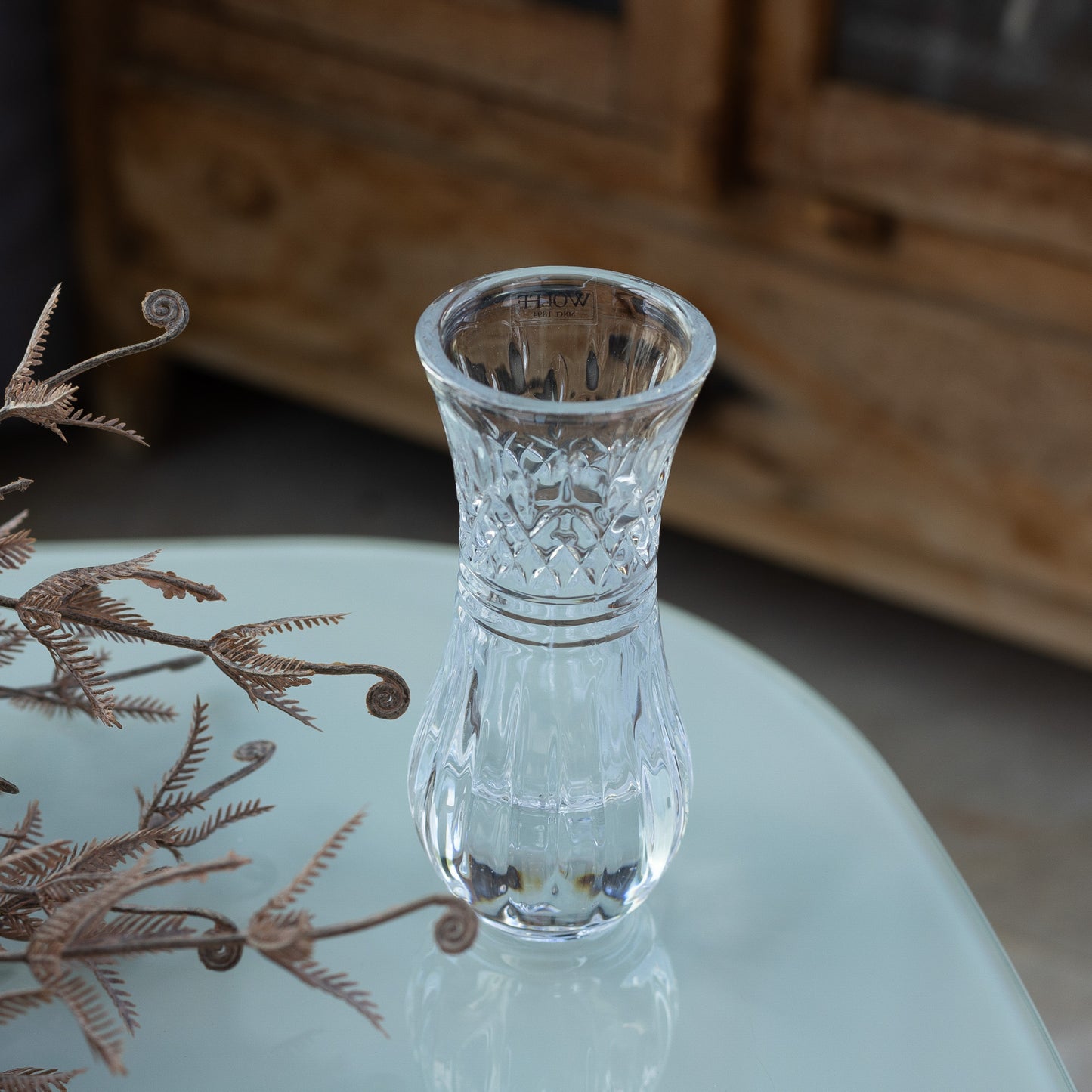 Vaso de Cristal Lys 7cm x 15cm - Wolff