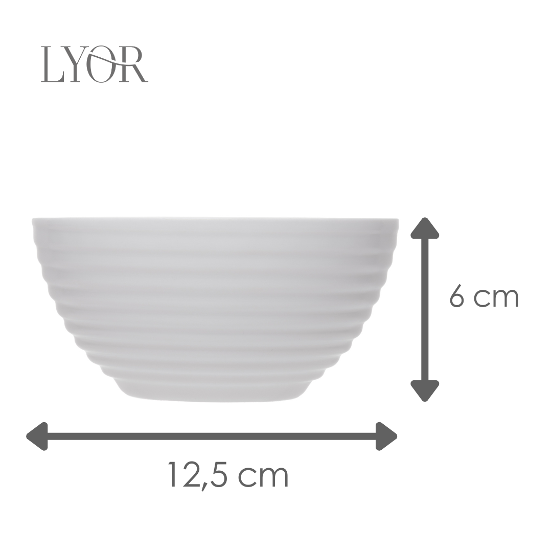 Bowl Mirage 360ml Branco Opalino - Lyor