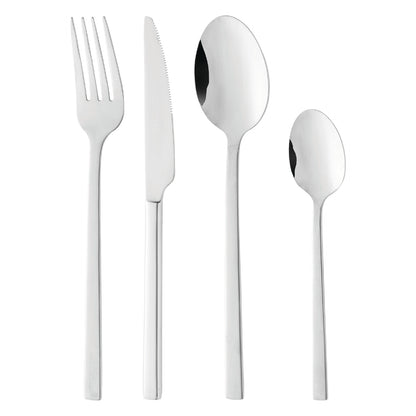 Conjunto 7 Peças Espátula para Bolo e 6 Garfos para Sobremesa Viena Aço Inox - Wolff