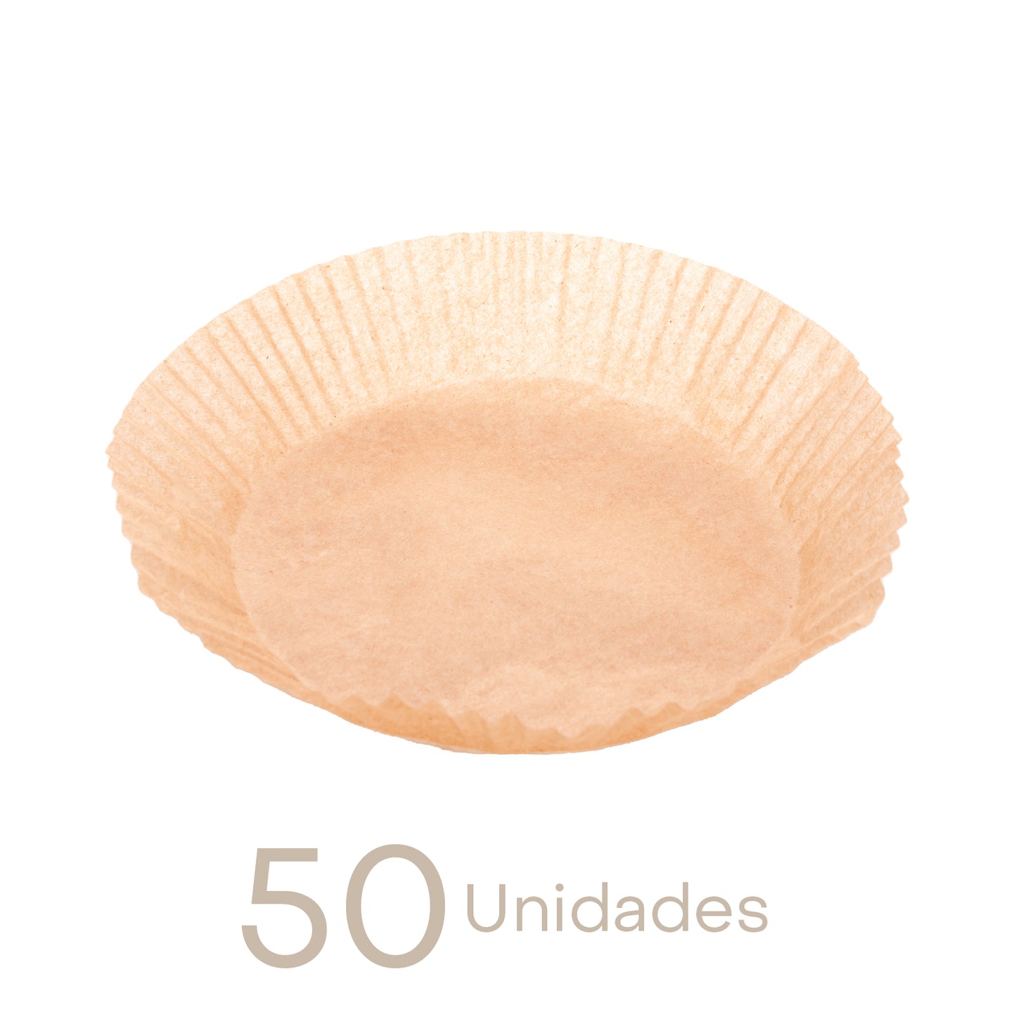 Conjunto de 50 Formas de Papel Descartável para Air Fryer 16cm x 20cm x 4,5cm - Lyor