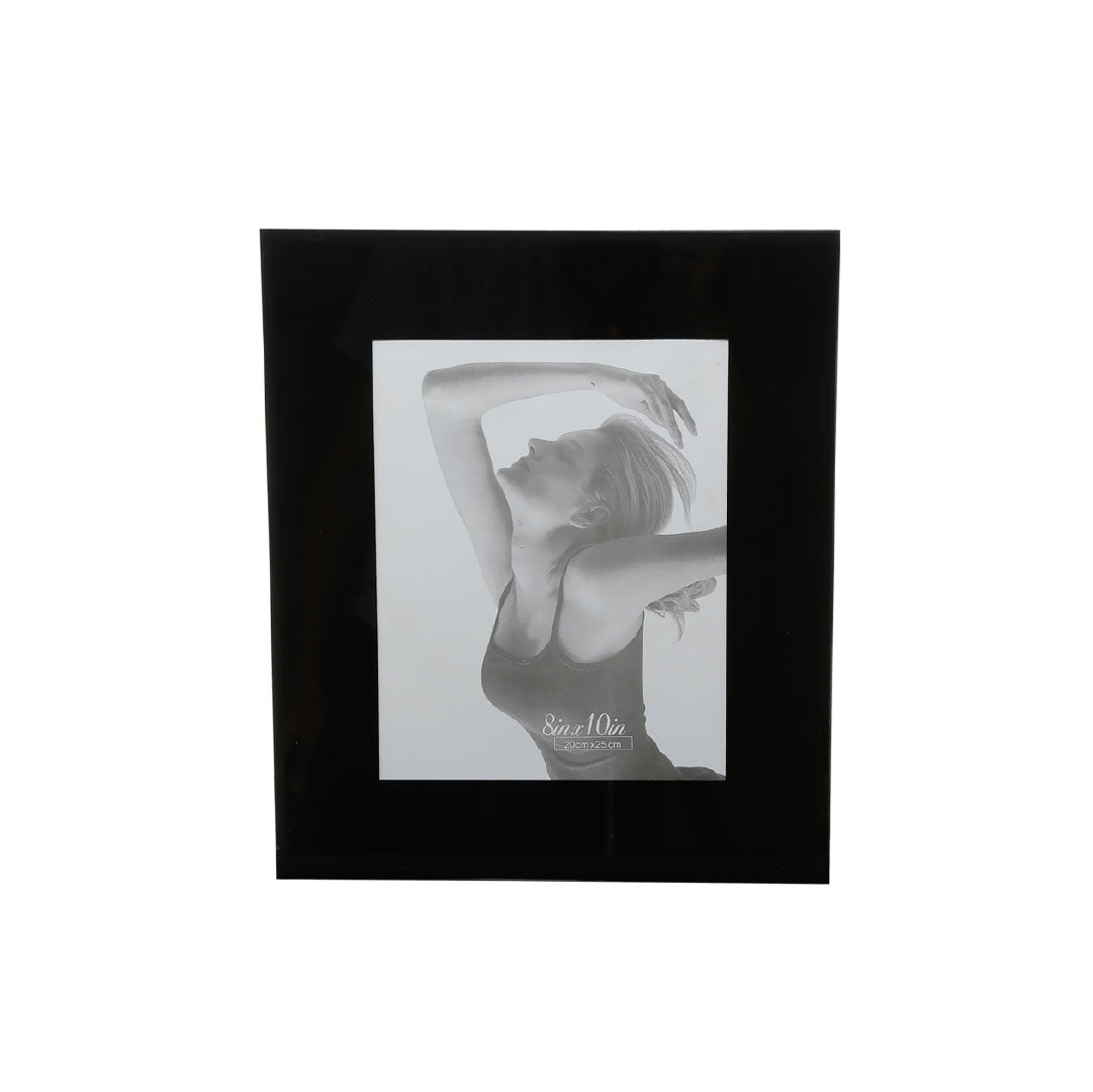 Porta-Retrato de Vidro Preto 15cm x 20cm - Wolff