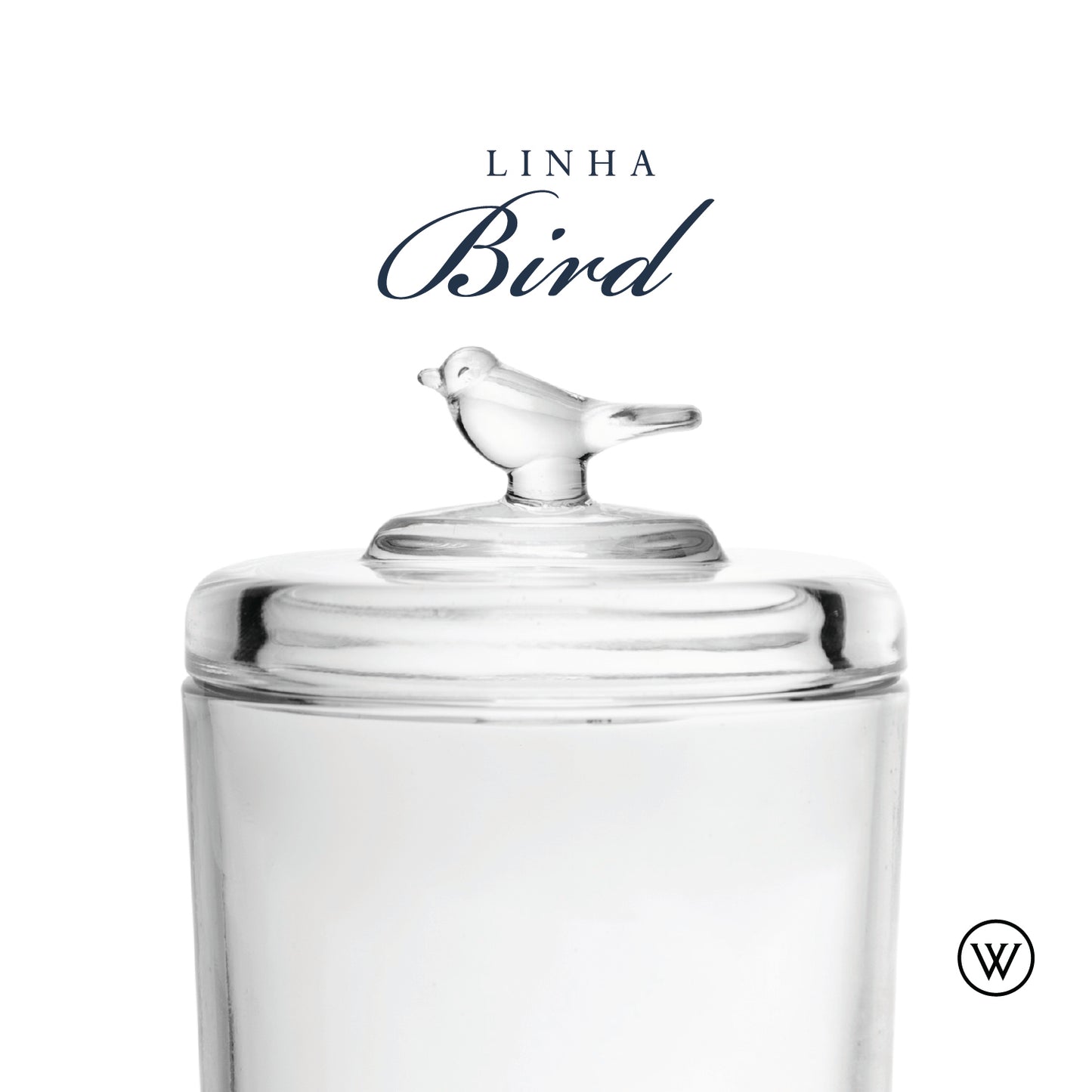 Açucareiro Bird 150ml Cristal Ecológico - Wolff