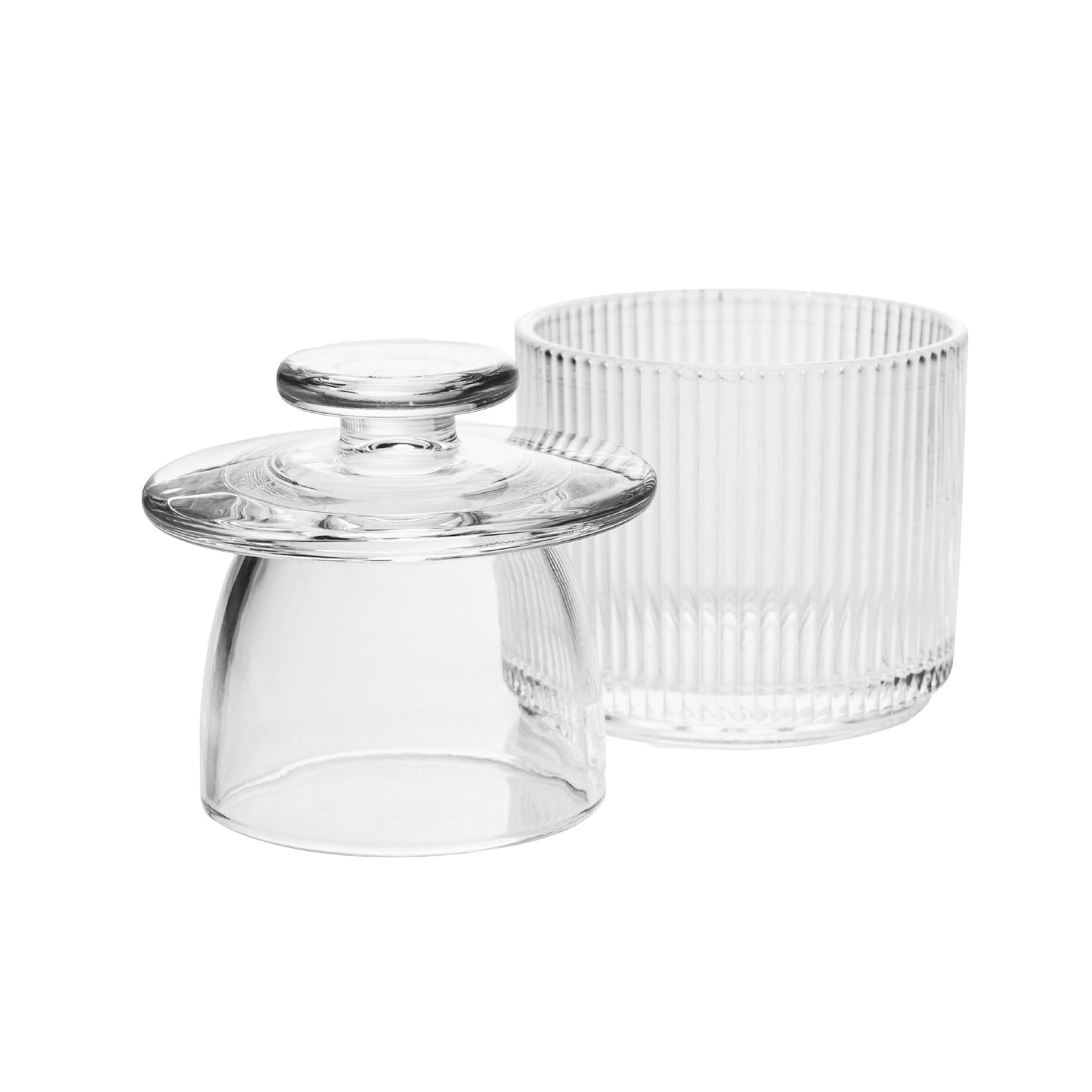 Manteigueira Francesa Lines 8,5cm x 10cm x 8,5cm Cristal Ecológico - Wolff