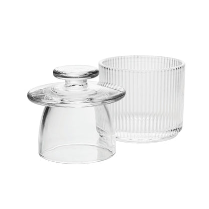Manteigueira Francesa Lines 8,5cm x 10cm x 8,5cm Cristal Ecológico - Wolff