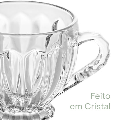 Xícara de Cristal Renaissance 200ml - Lyor