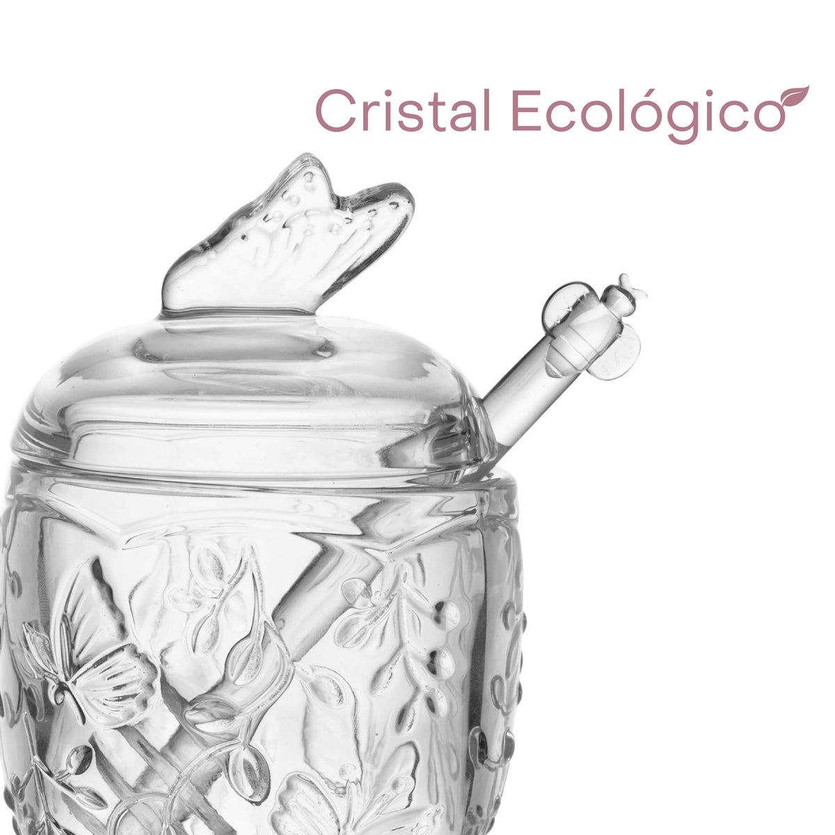 Meleira com Pegador New Butterfly 220ml Cristal Ecológico - Lyor
