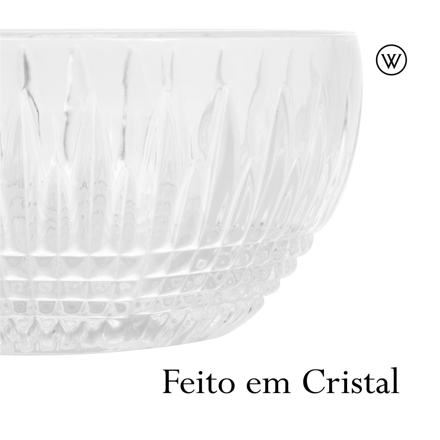 Conjunto 6 Bowls de Cristal Queen 11cm x 5cm - Wolff