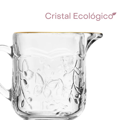 Leiteira New Butterfly Fio de Ouro Cristal Ecológico 200ml- Lyor