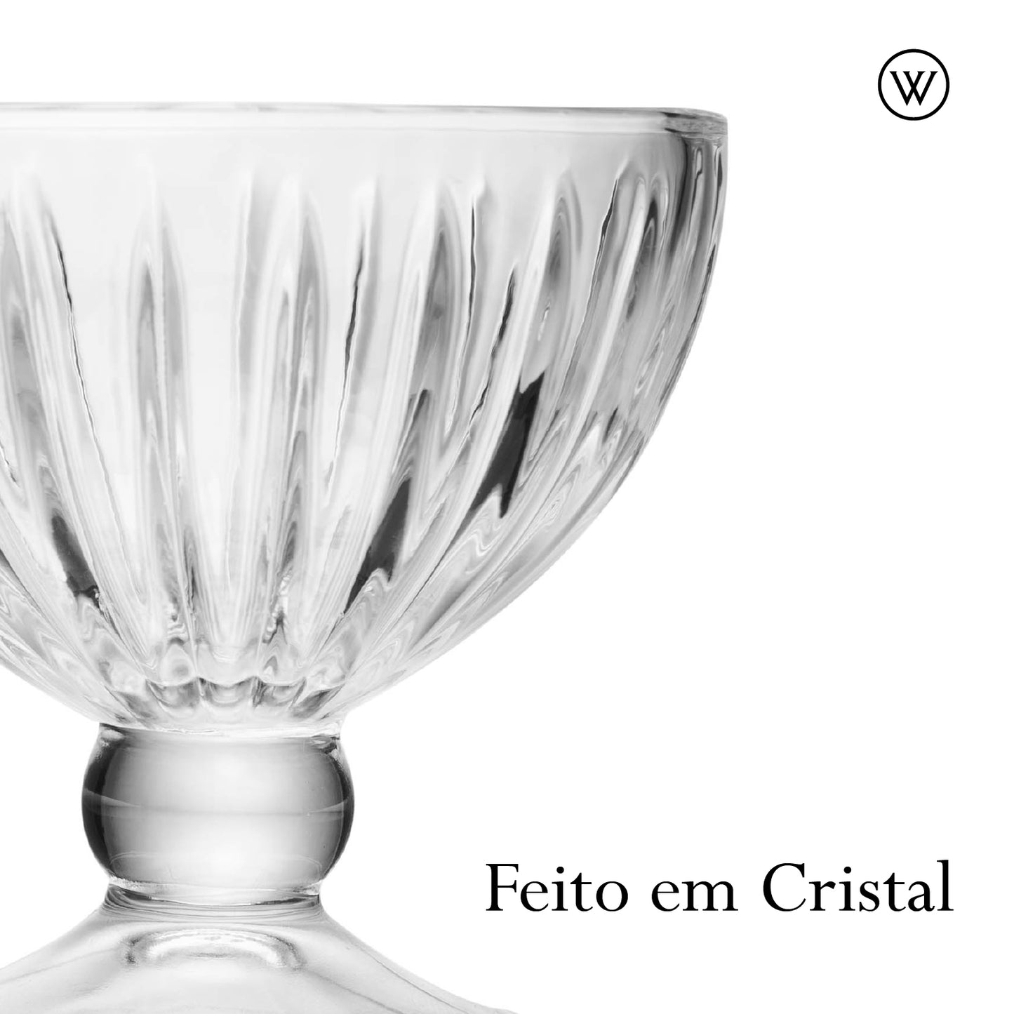 Taça de Sobremesa de Cristal Ecológico Bangkok 260ml - Wolff