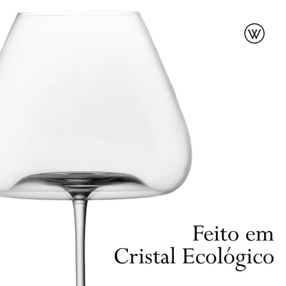 Conjunto 2 Taças de Vinho Audax Veritas 960ml Cristal Ecológico - Wolff