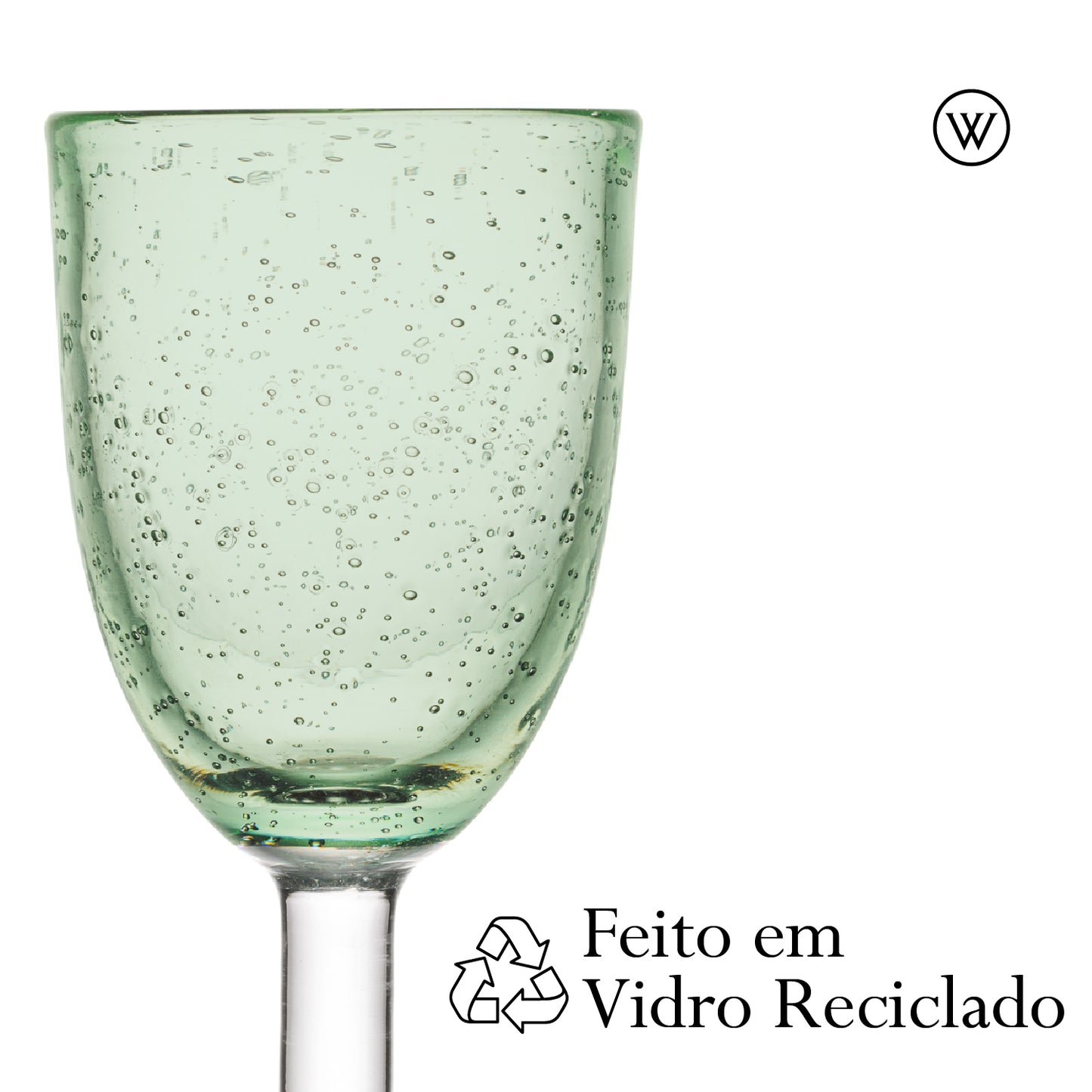 Conjunto 2 Taças de Vidro Reciclado Ecoglass 250ml - Wolff