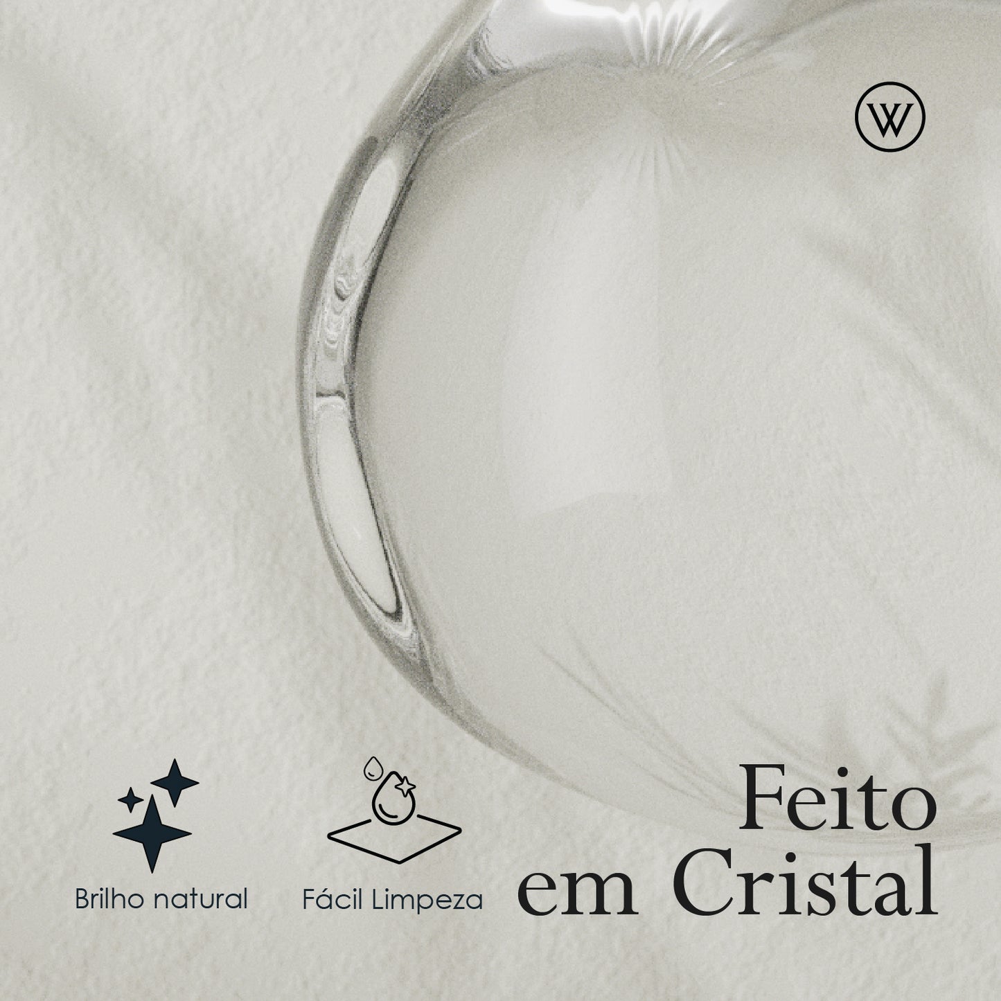 Caneca com Tampa e Filtro Bird 350ml Cristal - Wolff