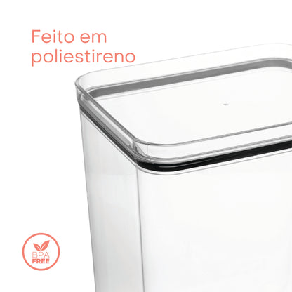 Pote Hermético de Poliestireno My Box 4,5L - Lyor