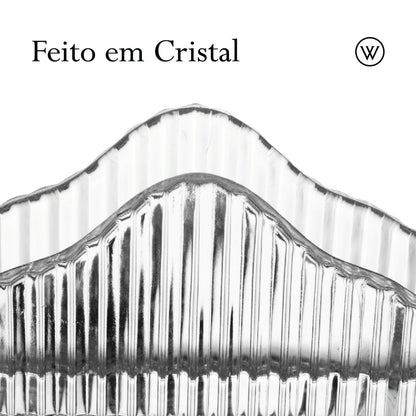 Porta Guardanapos de Cristal Império - Wolff