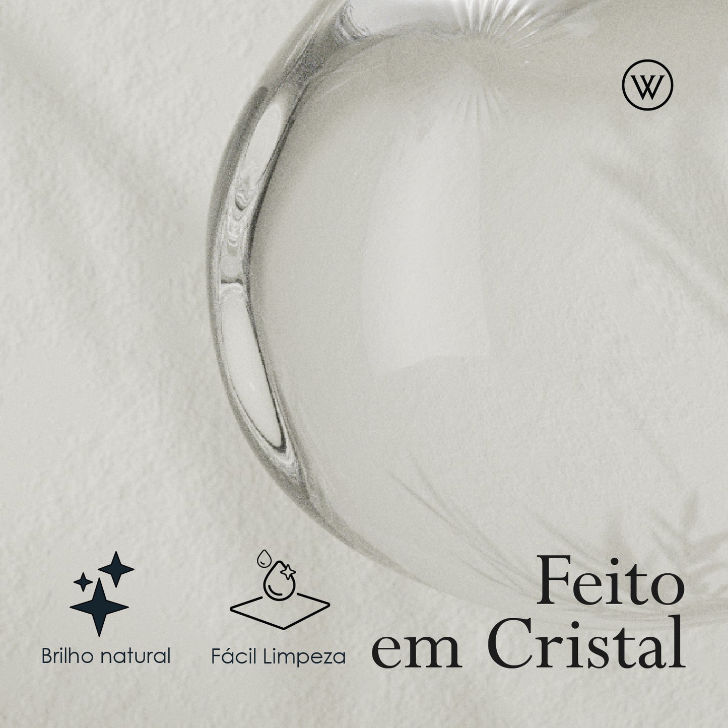 Manteigueira Francesa Bird Cristal Ecológico - Wolff
