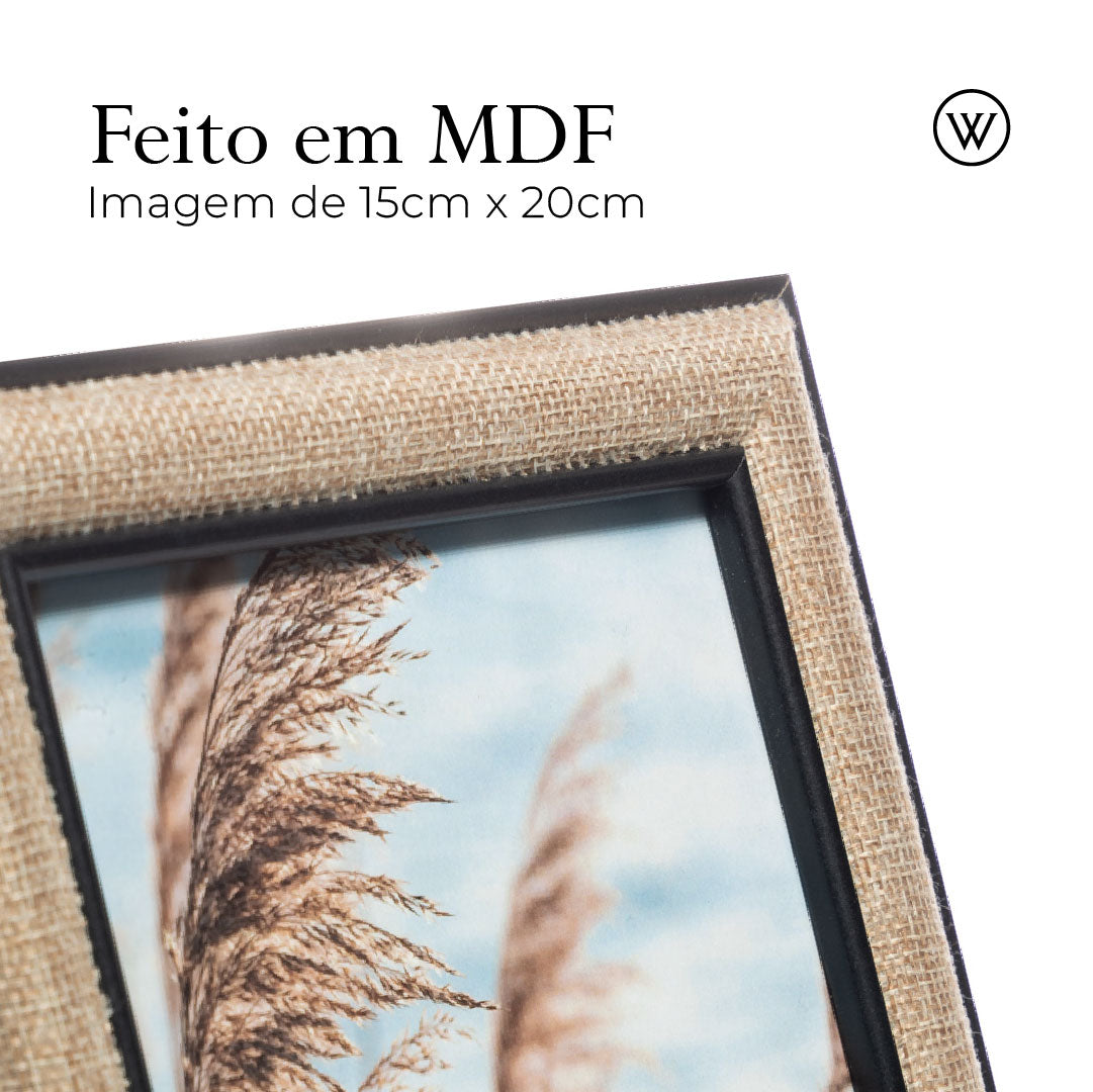 Porta-Retrato de Aço Inox  Balls Prata 10cm x 15cm - Wolff