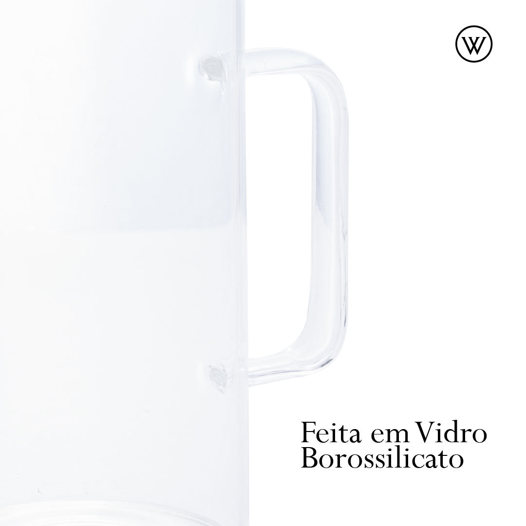 Leiteira de Vidro Borossilicato 500ml - Wolff