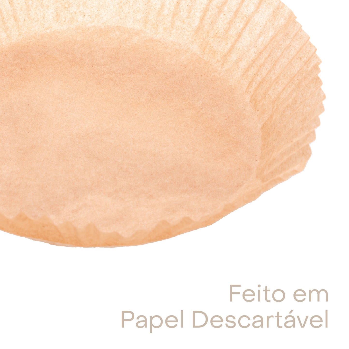 Conjunto de 50 Formas de Papel Descartável para Air Fryer 16cm x 20cm x 4,5cm - Lyor