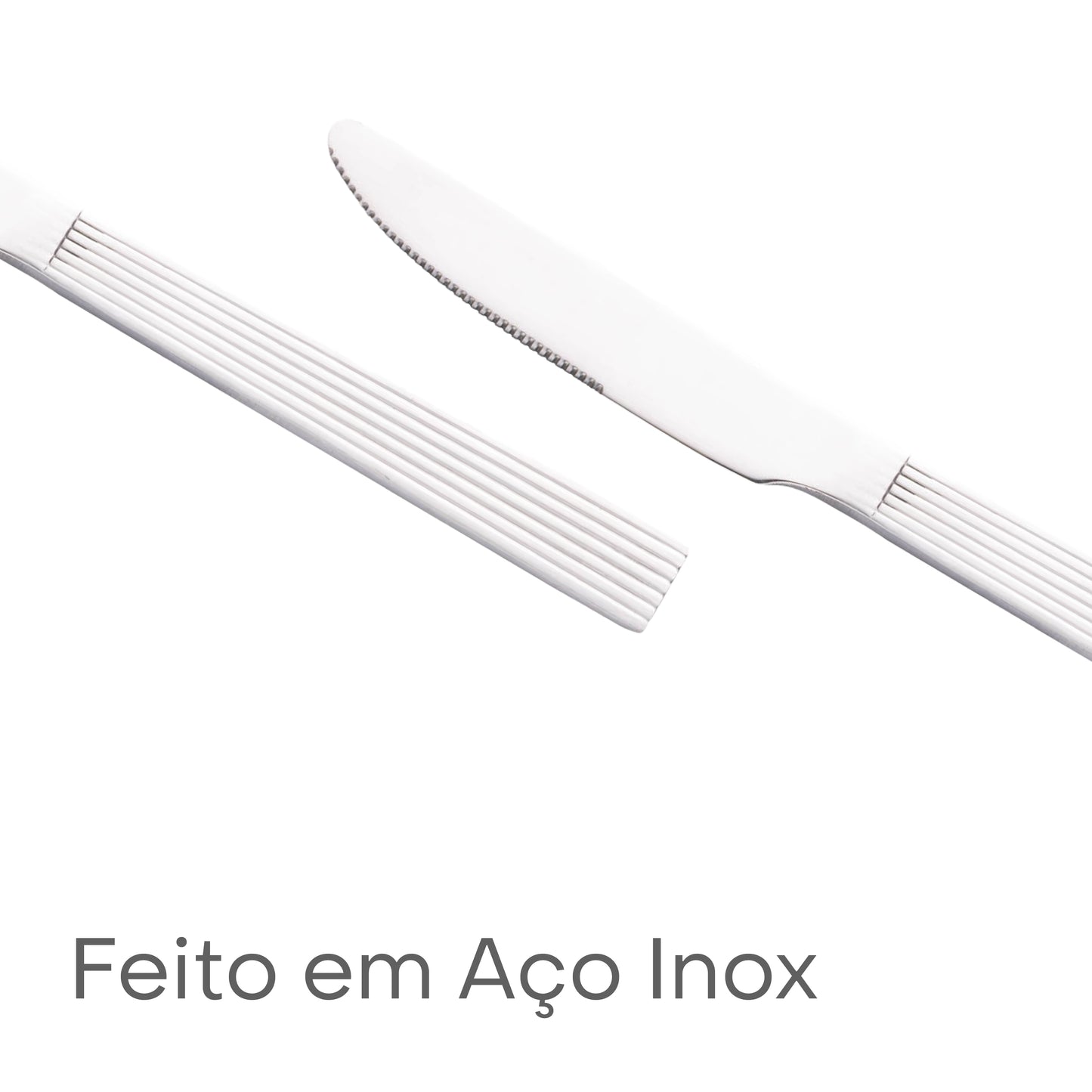 Faqueiro 16 Peças de Aço Inox Athenas - Lyor