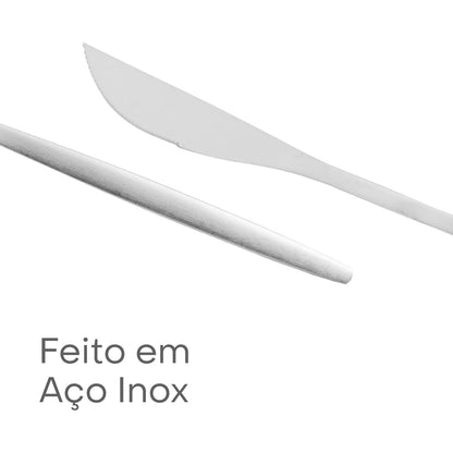 Faqueiro 16 Peças de Aço Inox Ópera - Lyor