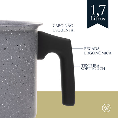 Leiteira de Indução em Alumínio com Revestimento Cerâmico - Wolff