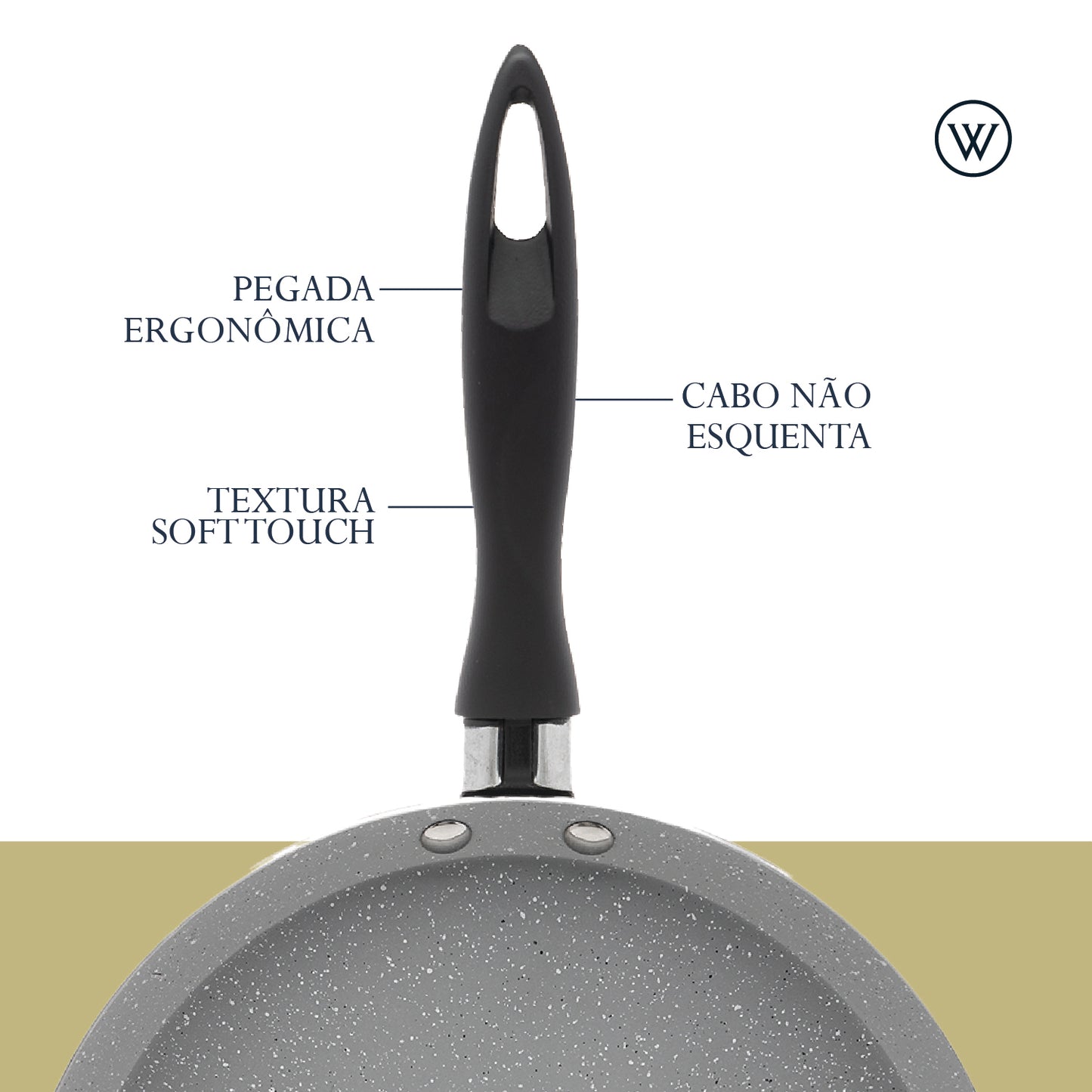 Tapioqueira de Indução em Alumínio com Revestimento Cerâmico  - Wolff