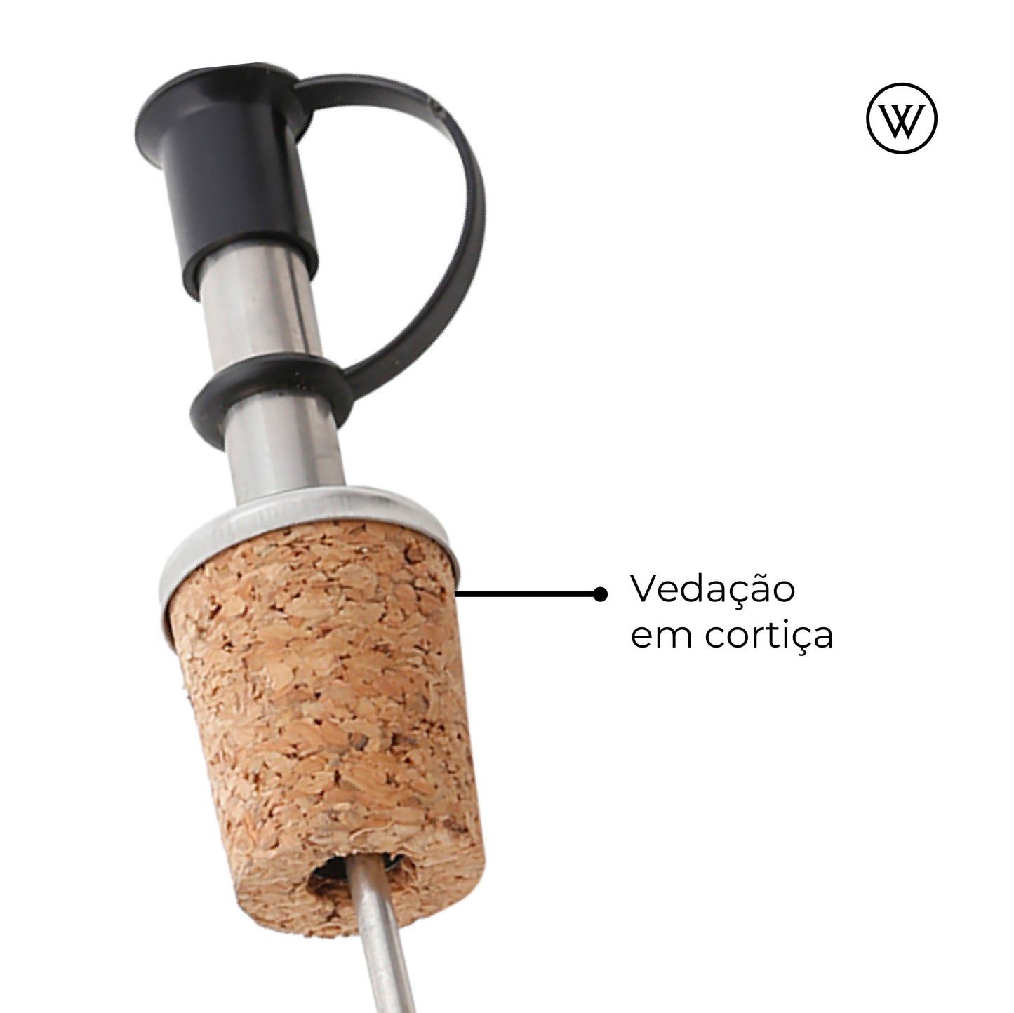 Conjunto 2 Bicos Dosadores de Aço Inox com Cortiça - Wolff