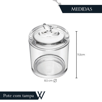 Açucareiro Bird 150ml Cristal Ecológico - Wolff
