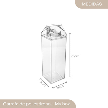 Garrafa de Poliestireno My Box 1L - Lyor