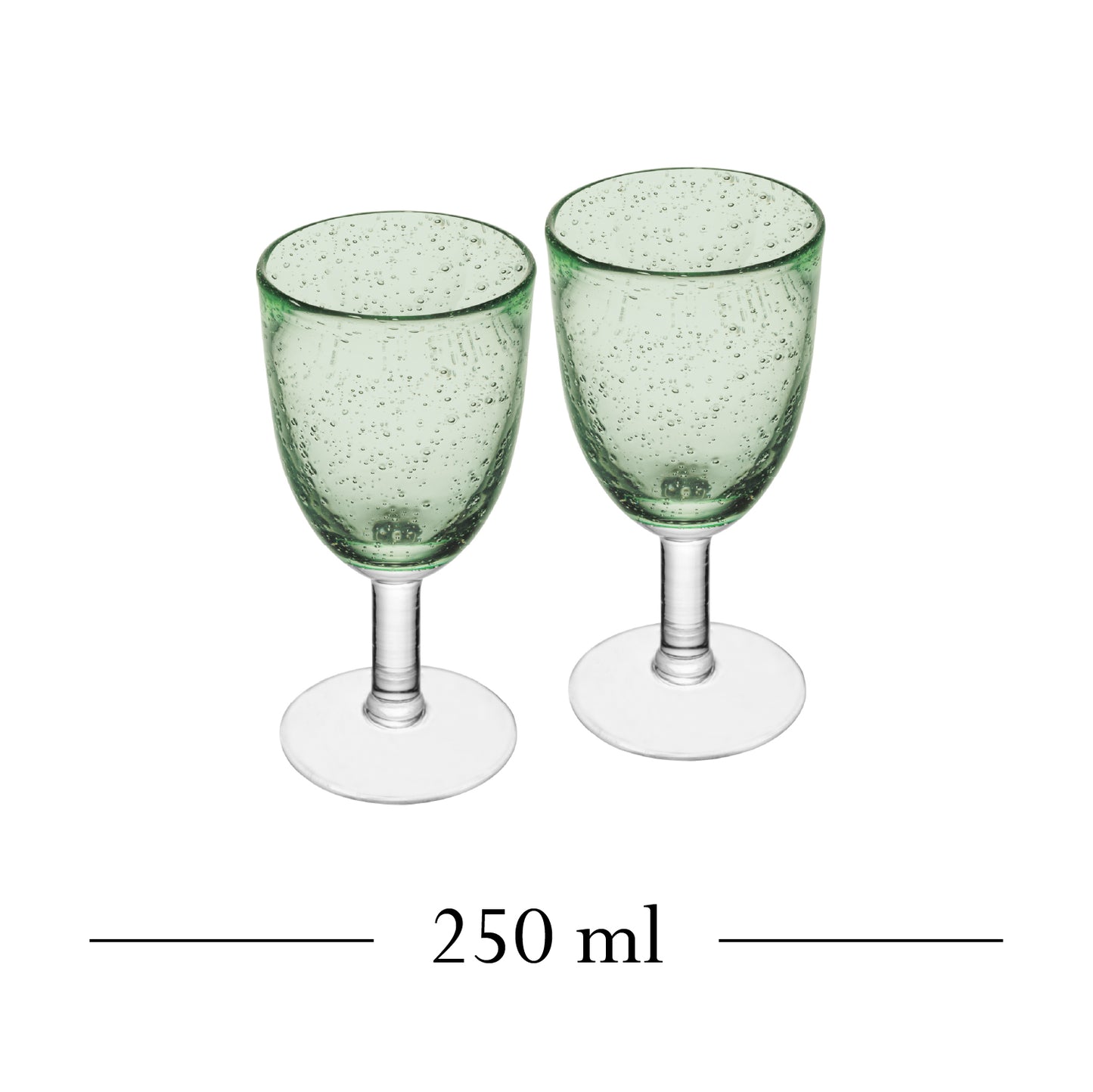Conjunto 2 Taças de Vidro Reciclado Ecoglass 250ml - Wolff