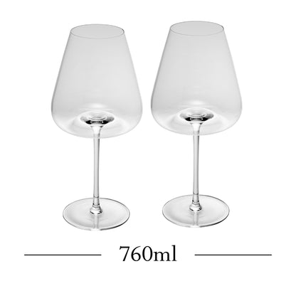 Conjunto 2 Taças de Vinho Intensio Veritas 760ml Cristal Ecológico - Wolff