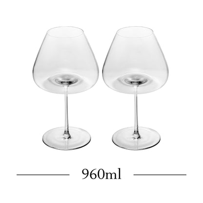 Conjunto 2 Taças de Vinho Audax Veritas 960ml Cristal Ecológico - Wolff