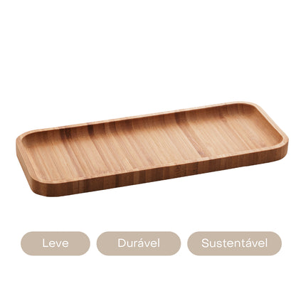 Bandeja de Bambu Hire 28cm x 11cm x 1,5cm - Lyor