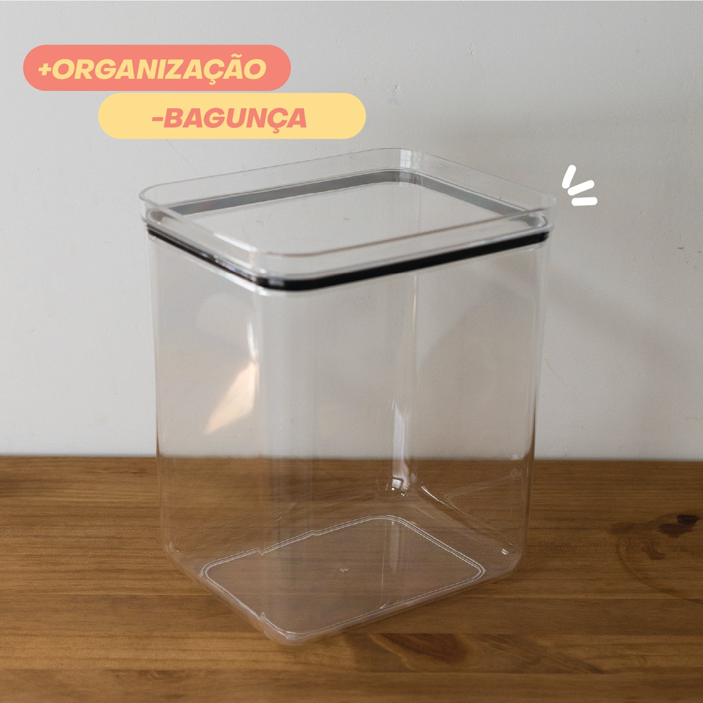 Pote Hermético de Poliestireno My Box 4,5L - Lyor