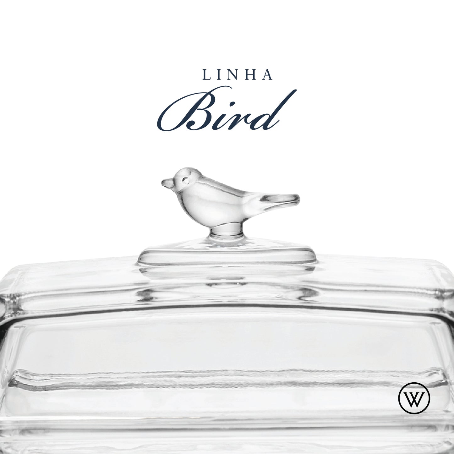 Manteigueira Bird Cristal Ecológico - Wolff