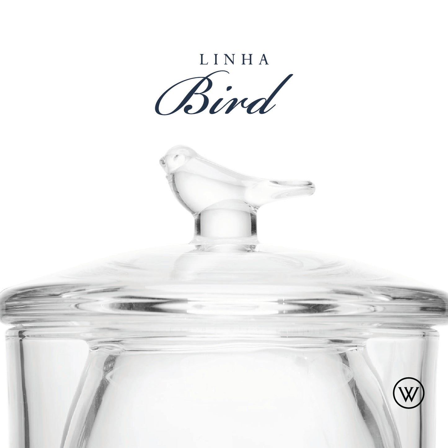 Manteigueira Francesa Bird Cristal Ecológico - Wolff