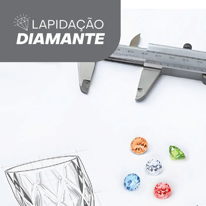 Porta Guardanapos de Cristal Ecológico Diamond 12,5cm x 4cm x 9,5cm - Lyor