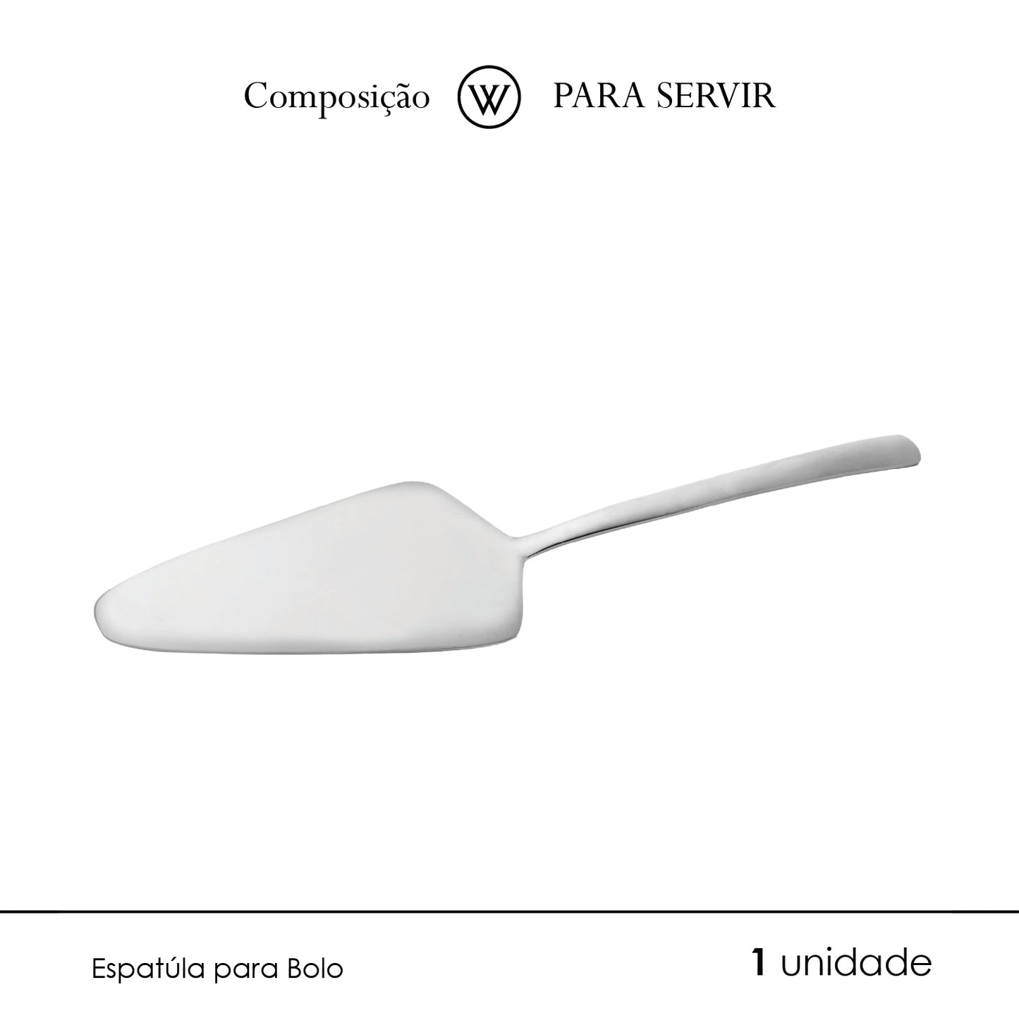 Espátula para Bolo Viena Aço Inox - Wolff