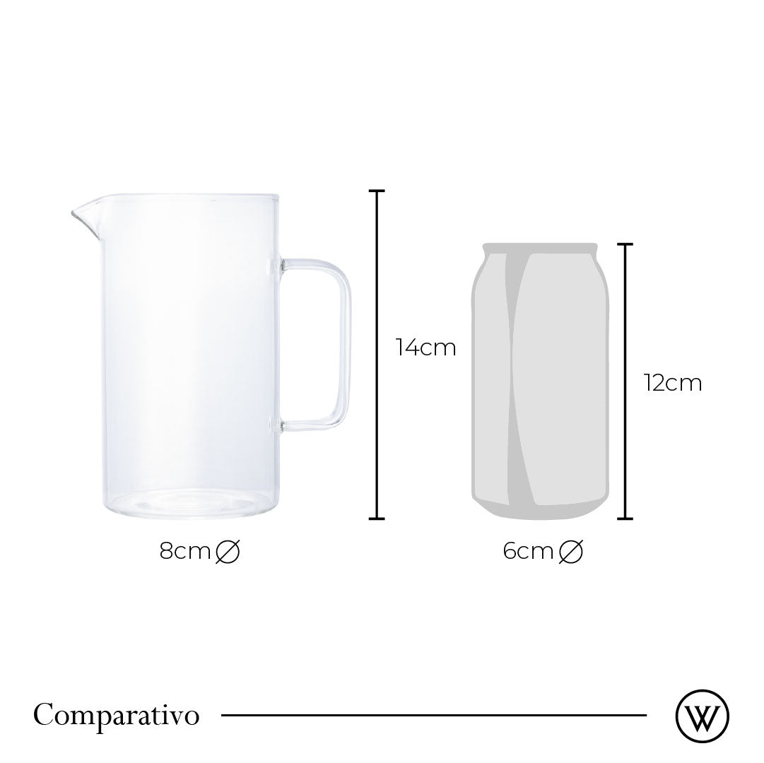 Leiteira de Vidro Borossilicato 500ml - Wolff