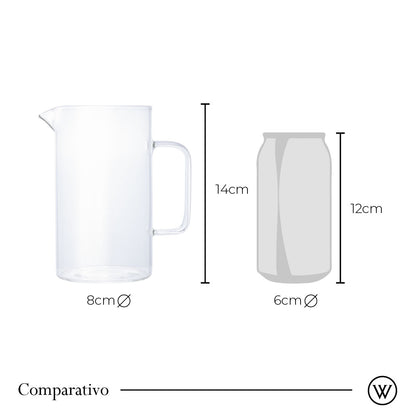 Leiteira de Vidro Borossilicato 500ml - Wolff