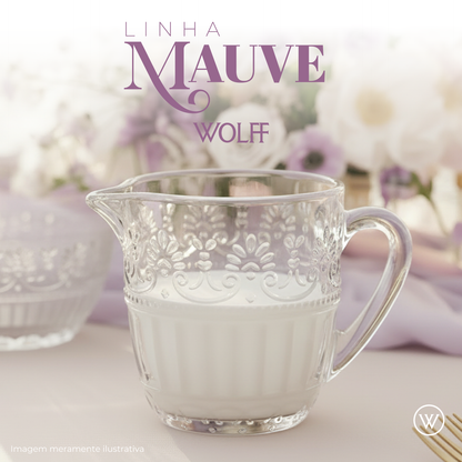 Leiteira Mauve 230ml Cristal - Wolff