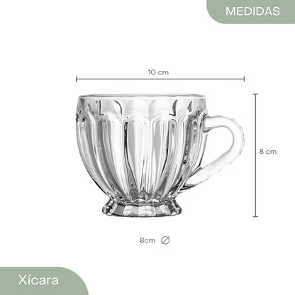 Xícara de Cristal Renaissance 200ml - Lyor