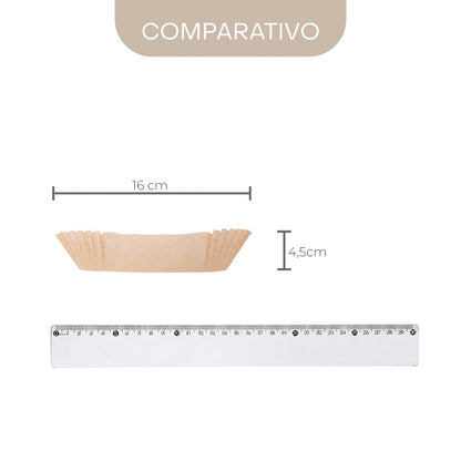 Conjunto de 50 Formas de Papel Descartável para Air Fryer 16cm x 16cm x 4,5cm - Lyor