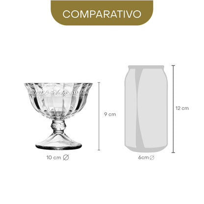 Taça de Sobremesa Imperial 180ml Cristal Ecológico - Lyor