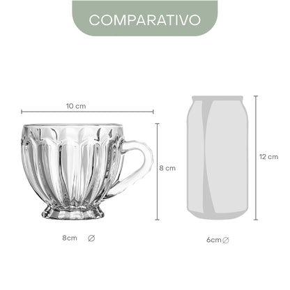 Xícara de Cristal Renaissance 200ml - Lyor